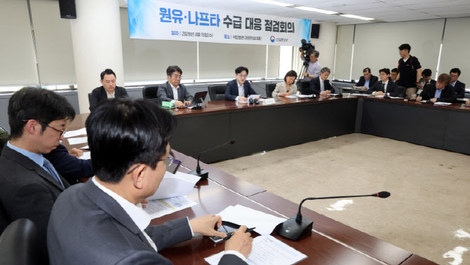 [포토]원유·나프타 수급 애응 점검회의