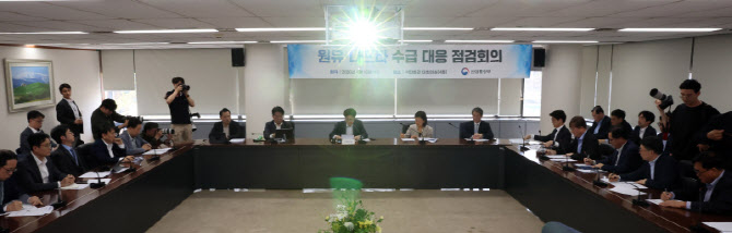 [포토]원유·나프타 수급 애응 점검회의 열려