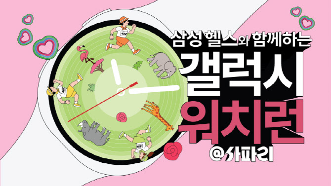 사자·호랑이 옆을 직접 달린다…에버랜드서 '갤럭시 워치런@사파리'