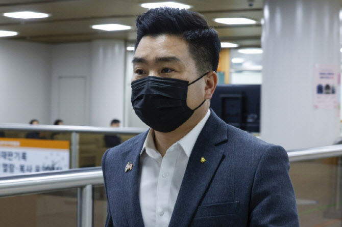 [포토]김현태, 내란 혐의 공판 출석