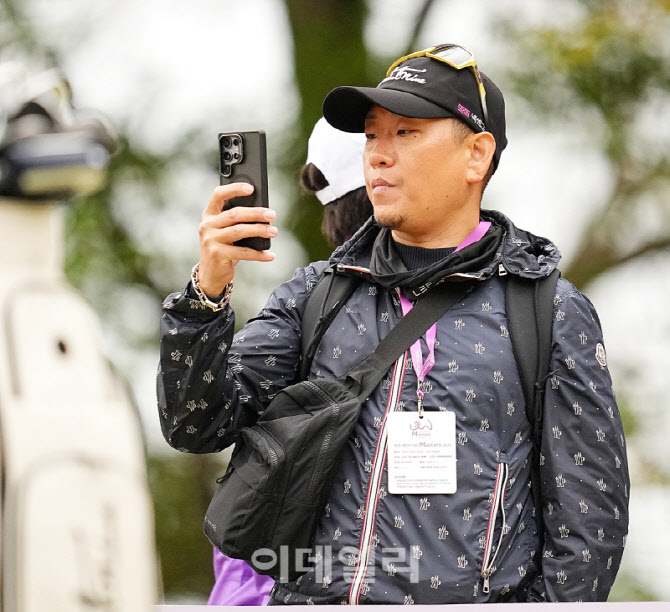 [포토]아마추어 송가은 아빠 송민철,감격의 첫 출전 기록해야죠