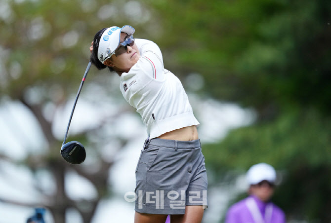 [포토]김민주,순위를 최대한 올린다