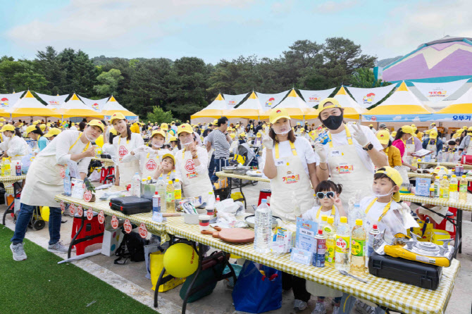 오뚜기, 부산서 ‘가족요리 페스티벌’ 개최… 100가족 요리 대결