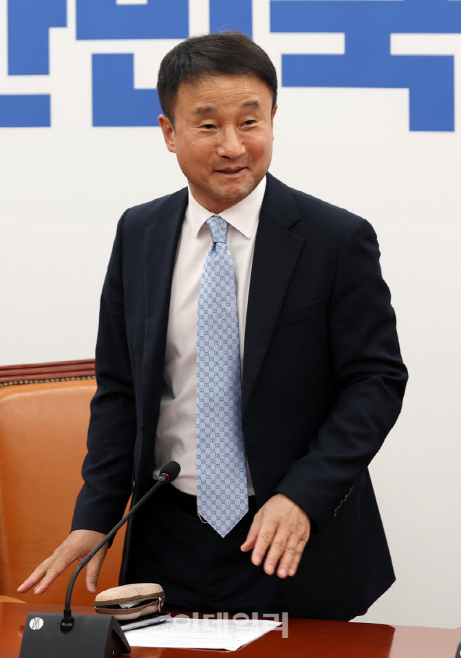 [포토]기자간담회 참석한 한병도 원내대표