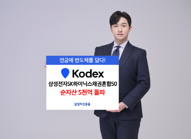 KODEX 삼성전자SK하이닉스채권혼합50 ETF, 순자산 5000억원 돌파