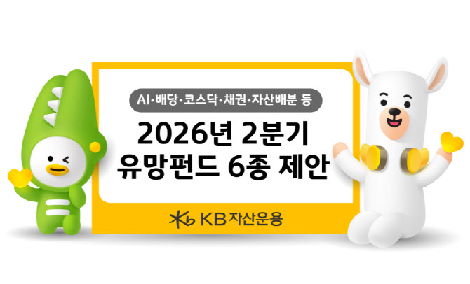 변동성 장세엔 실적주·정책 수혜주…KB운용, 유망 펀드 6종 제시
