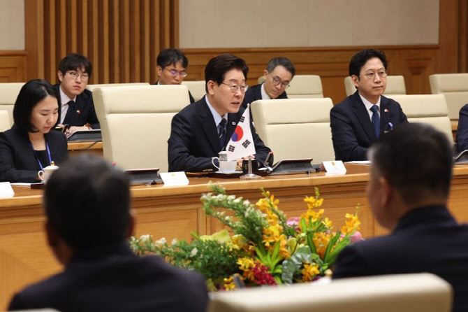 李대통령 "韓, 신뢰할 수 있는 동반자…우리 기업 지원해달라"