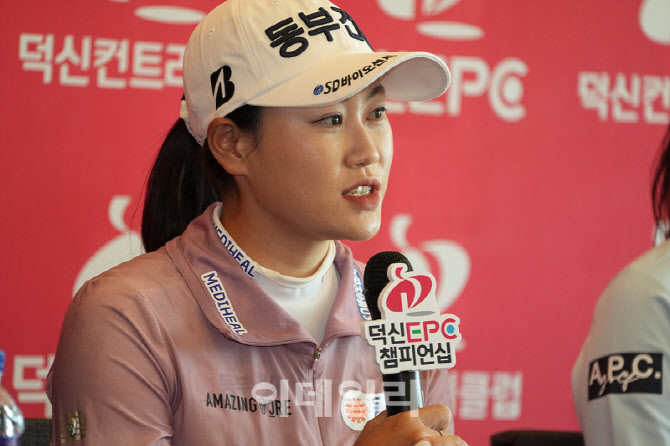 [포토]지한솔,목표는 언제나 우승입니다