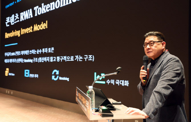 [포토]발표하는 양우석 '변호인' 영화감독 겸 한국디지털자산평가인증 전문위원