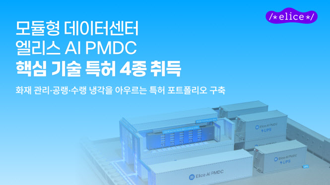 엘리스그룹, AI PMDC 특허 4종 취득…인프라 경쟁력 강화