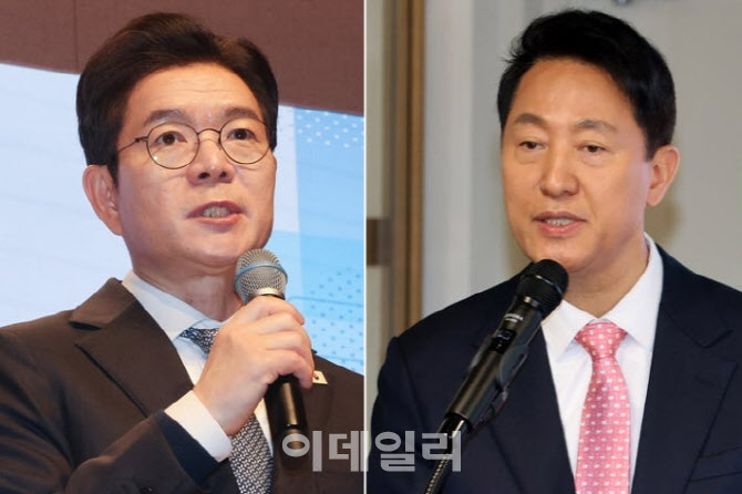 서울시장 첫 여조서 정원오 45.6%·오세훈 35.4%