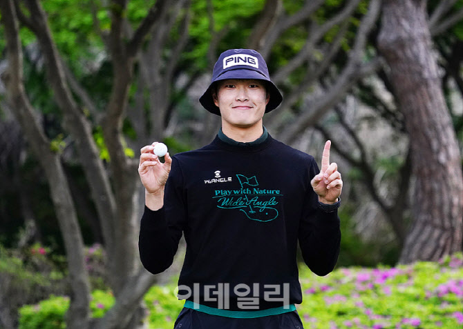 [포토] 박준홍, 어제 홀인원의 주인공