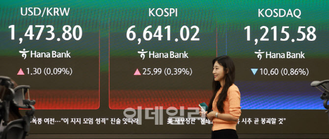 [포토]코스피 이틀 연속 사상 최고 경신