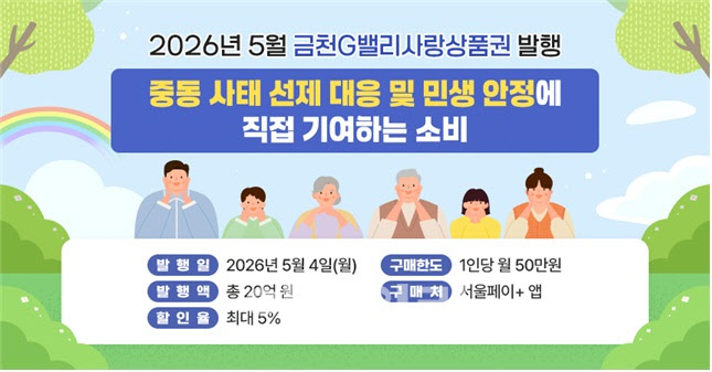 [포토] 금천G밸리사랑상품권 발행