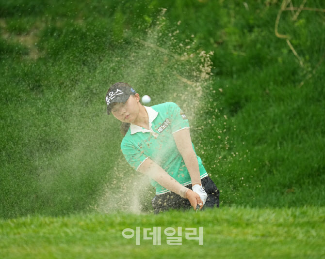 [포토]김지영,노련한 벙커샷
