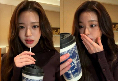 "장원영 밀크티, 제대로 터졌다" 대기 4시간·조기 매진까지