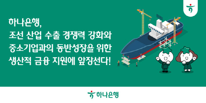 금융권 조선업 지원 박차…하나은행, 조선업권과 다자간 업무협약 체결