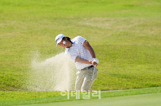 [포토] 헨리 리, 그린사이드 벙커 탈출