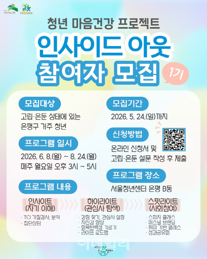 [포토] 은평구, 청년 마음건강 프로젝트