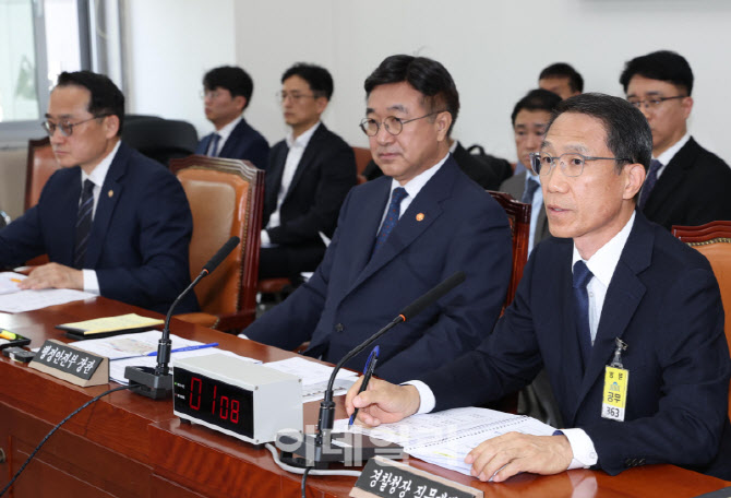 [포토]행안위, '답변하는 유재성 경찰청장 직무대행'