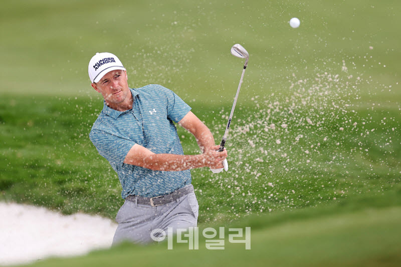 [포토]조던 스피스,노련한 벙커샷