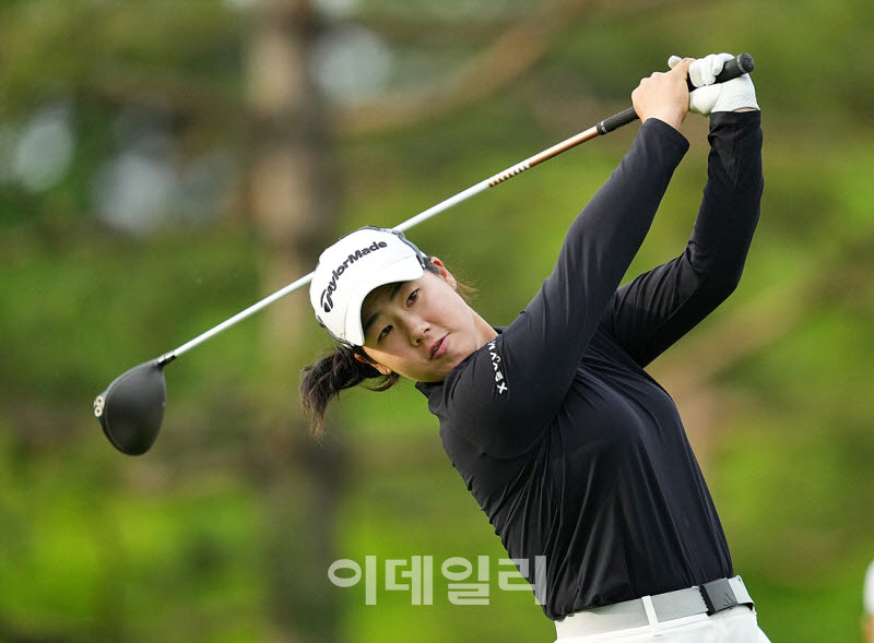 [포토]조정민,강한 첫 티샷