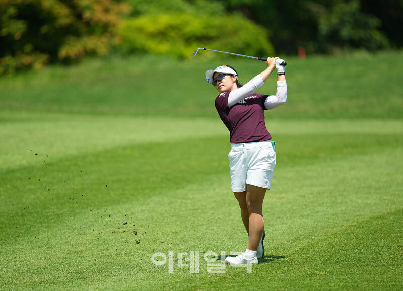 [포토]최가빈,핀 하이로 붙인다