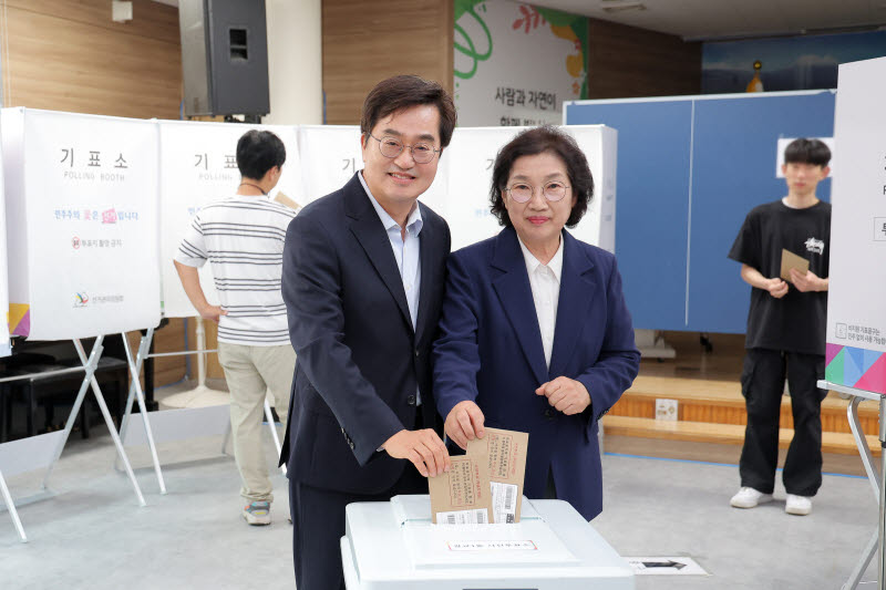 "아주 투표하기 좋은 날" 김동연의 '회자정리'