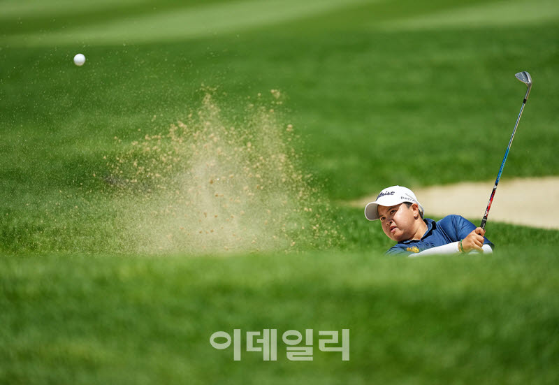 [포토]빳차라쭈타 콩끄라판,완벽한 벙커샷