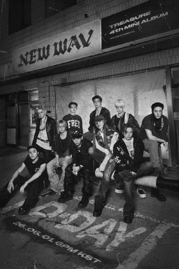 트레저 컴백 앨범 '뉴 웨이브', 선주문량 100만 장 돌파