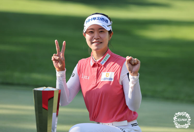 KLPGA 투어 통산 20승 박민지, 세계랭킹 57계단 상승해 104위