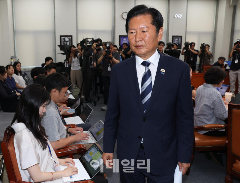 [포토]'표정 어두운 정청래 대표'