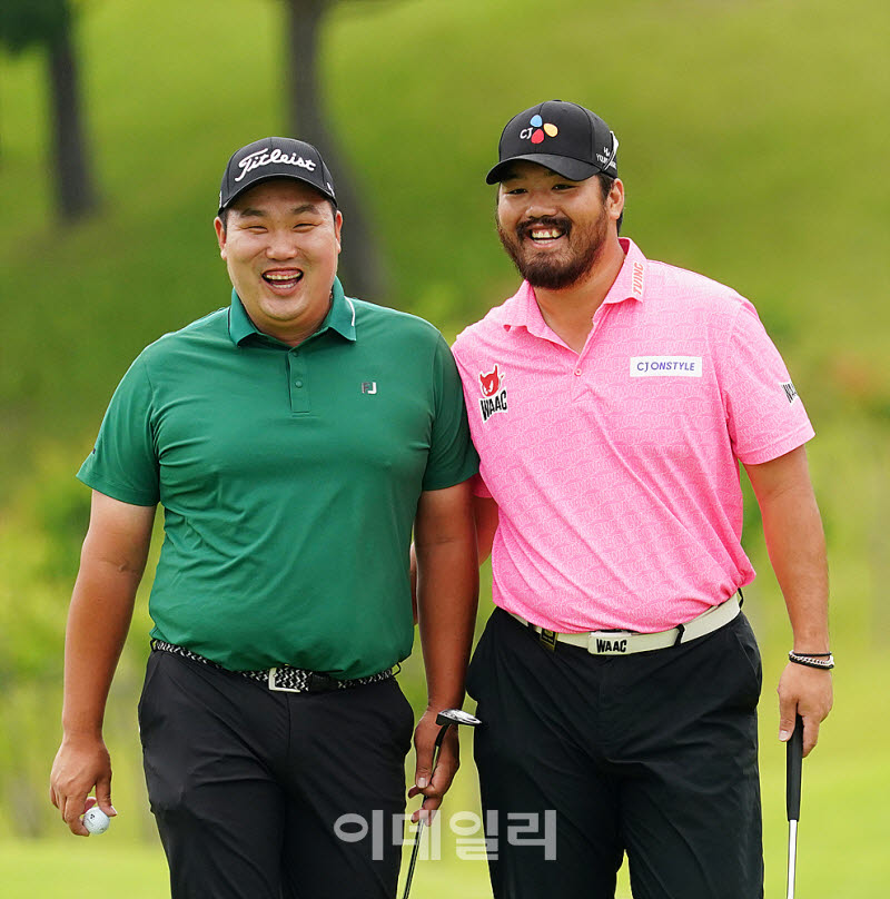 [포토] 김찬우와 정찬민, 행복골프