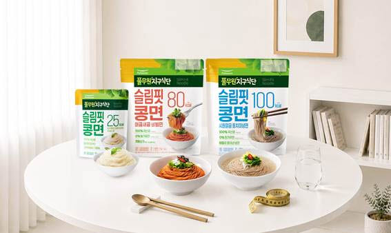 풀무원, 25kcal 실온 콩면 출시…제로면 라인업 확대