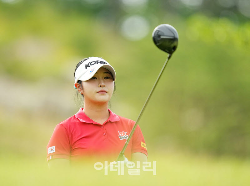 [포토]구민지,최종일 최고 성적을 노린다