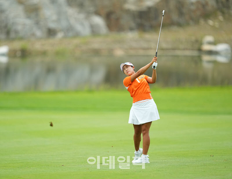 [포토]김민주,핀 앞에 떨어져라