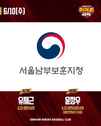 키움, 10일 NC전 ‘히어로데이 Part 4. Remember’ 진행