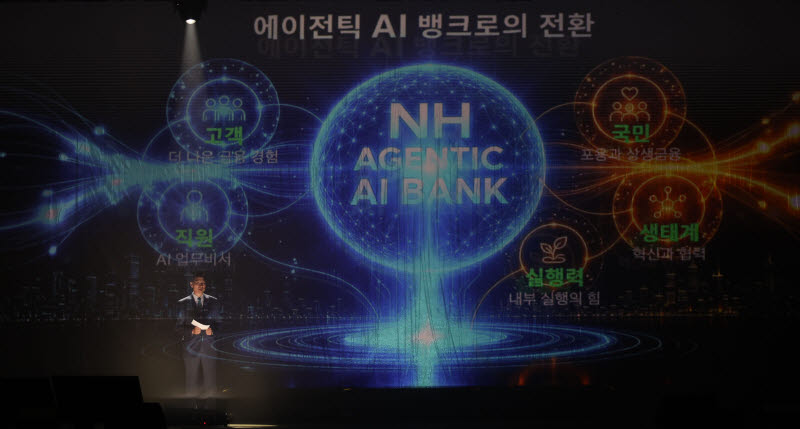 [포토]강태영 은행장, 'NH 에이전틱 AI 뱅크'로의 전환