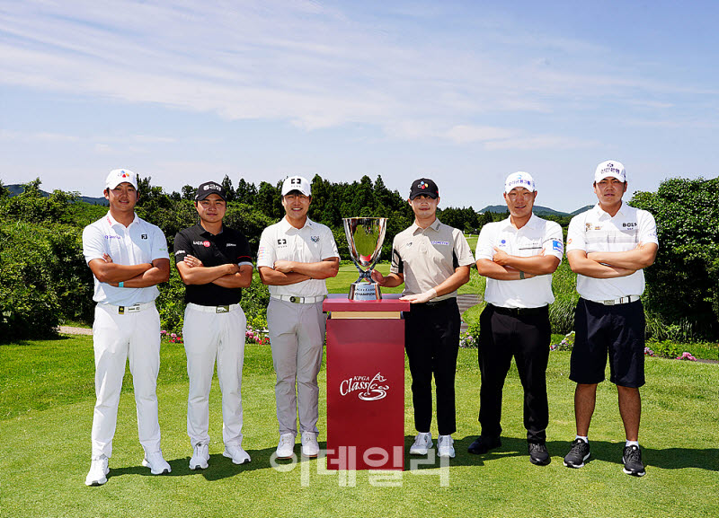[포토] KPGA 클래식 with 아임비타 포토콜, 청명한 제주 하늘 아래서 다지는 우승욕심