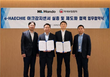 화재보험협회·HL만도, AI 기반 화재감지센서 제도화 맞손