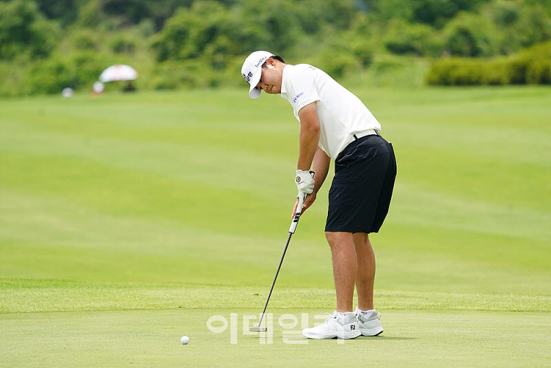 [포토] 장유빈, 버디 시도