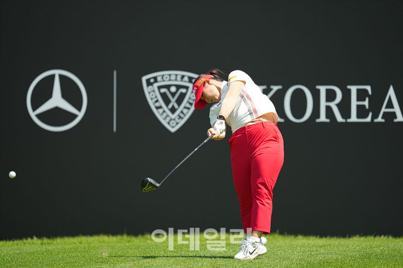 [포토]박서진,장타 첫 임팩트