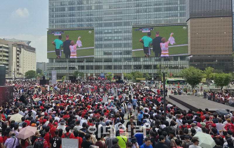 [포토] 종로구, 19·25일 월드컵 한국전 거리응원