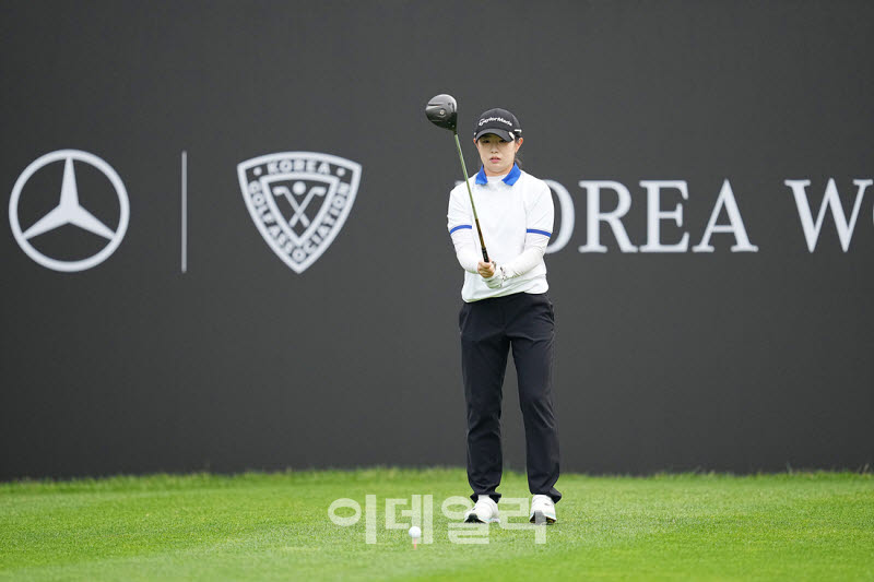 [포토]김효문,비거리 보다 정확도 높은 티샷