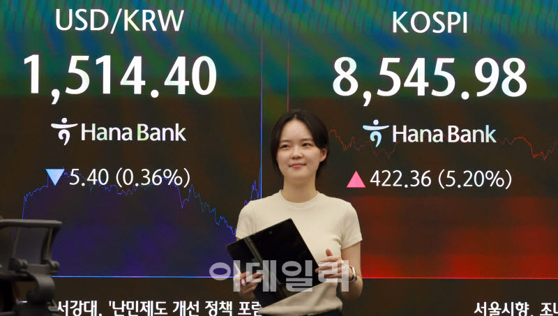 [포토]종전 합의에 5.2% 폭등