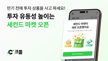 온투사 PFCT 플랫폼 크플,  투자 유동성 높이는 ‘세컨드 마켓’ 서비스 오픈