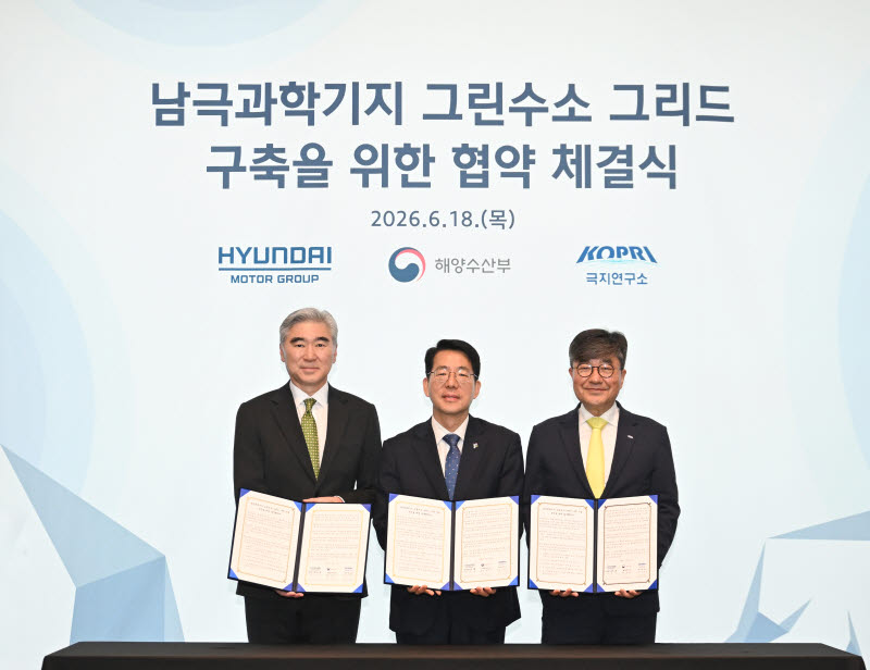 현대차그룹, 남극과학기지 친환경 에너지 전환 나선다