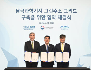 현대차그룹, 남극과학기지 친환경 에너지 전환 나선다