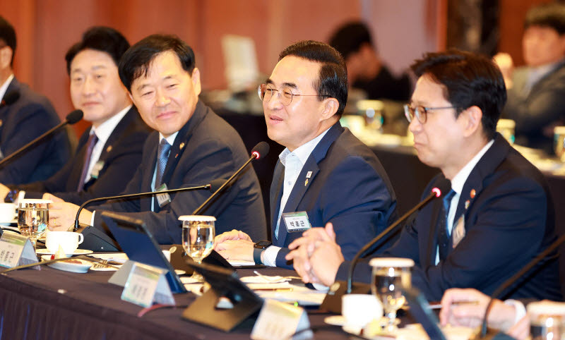 [포토]인사말하는 박홍근 기획예산처 장관