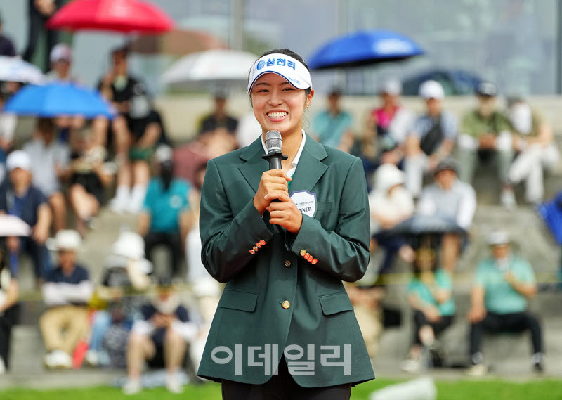 [포토]서교림,기쁨의 우승 소감 발표